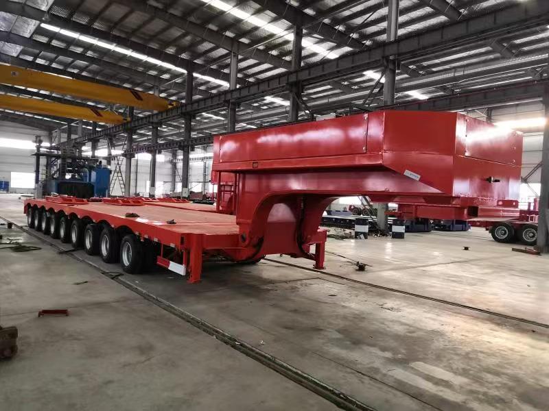 Multi Axles Trailer wis rampung produksi lan bakal dipriksa dening panuku Afrika kita