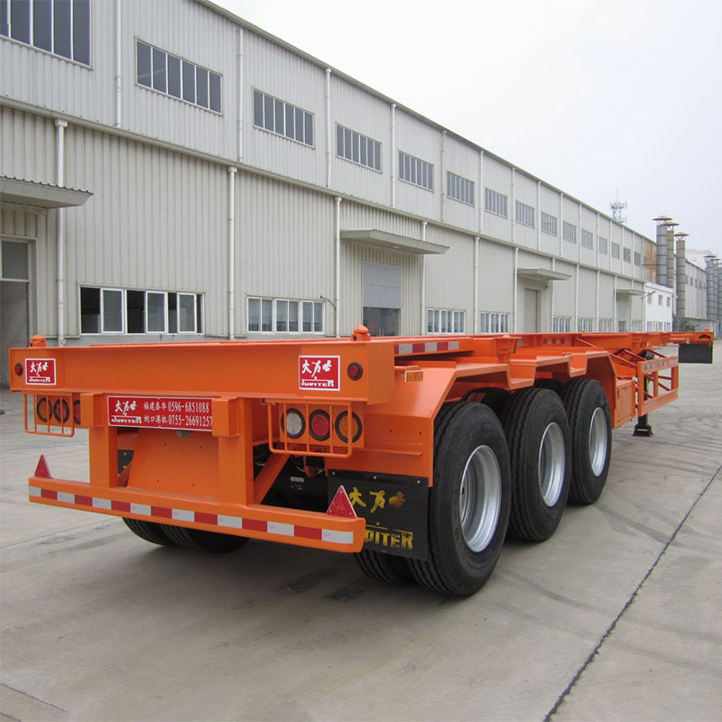 Fitur struktural saka Trailer Skeleton Semi