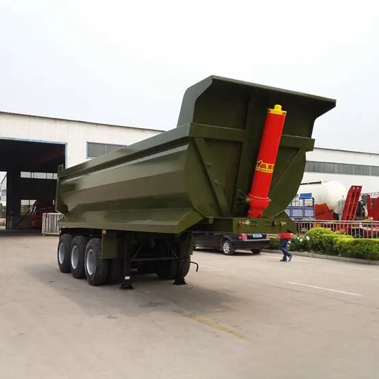 3 Axles Dumper Semi Trailer karo High Tensile Steel