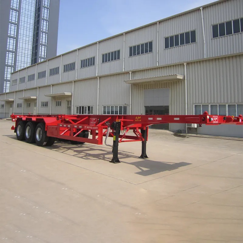 40ft 3-poros balung semi trailer karo JOST 2 inch King Pin