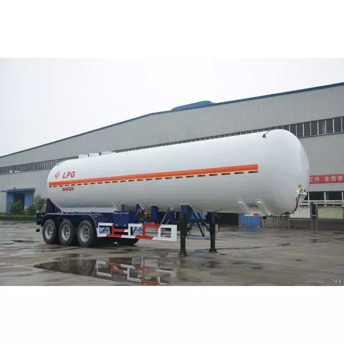 50cbm 3-poros Lpg Tanker Semitrailer karo Euro Standard Valves