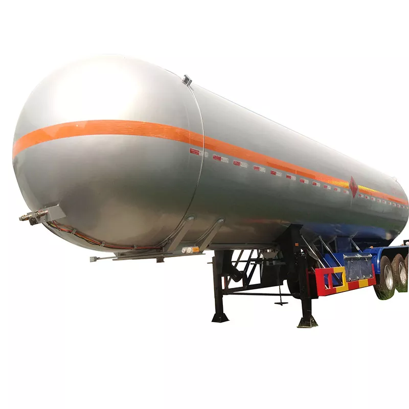 50cbm 3-poros Lpg Tanker Trailer karo Asme Standard