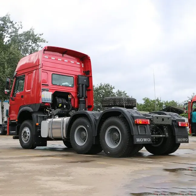 Sinotruk Howo 10 Wheelers 6*4 Truk Traktor karo Euro 2 Euro 4 371hp 380hp 420hp