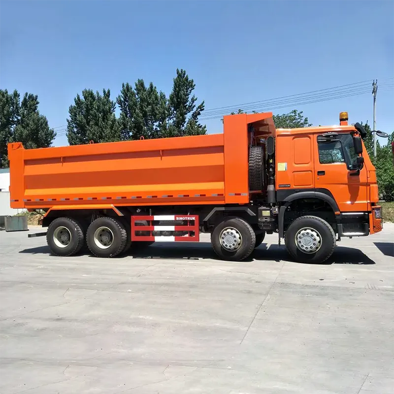 Sinotruk Howo 12 Wheelers Tipper Truck Euro 2 kiwa Hand Driving